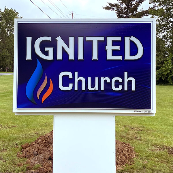 Church Sign for Ignited Church