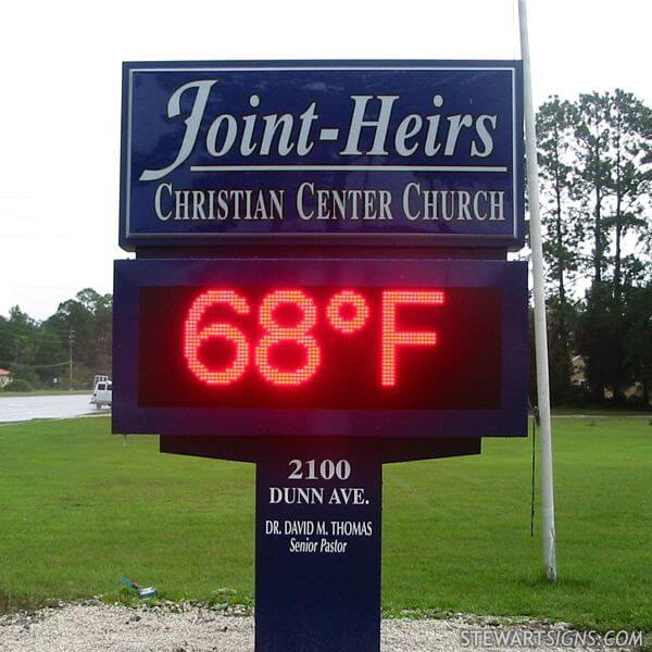Church Sign for Joint Heirs Christian Center