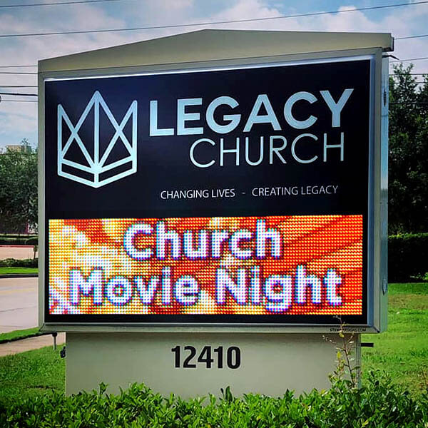 Church Sign for Calvary Church