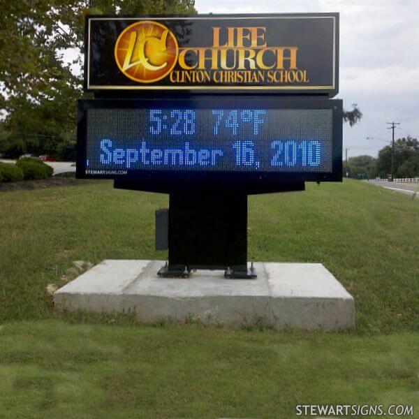 Church Sign for Life Church