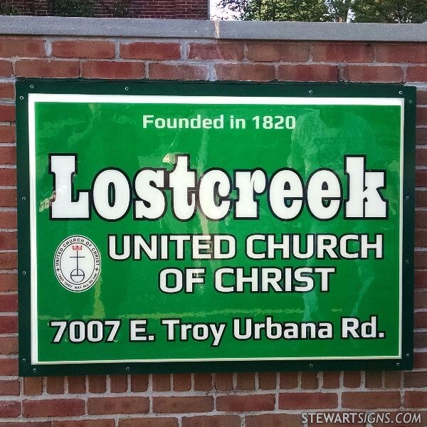 Church Sign for Lostcreek United Church of Christ