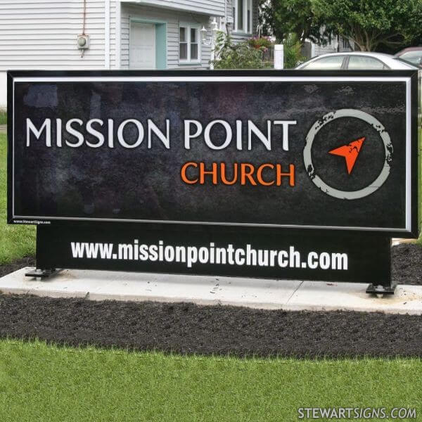 Church Sign for Mission Point Church