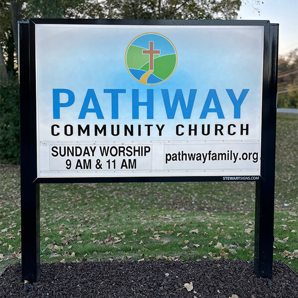 Church Sign for Pathway Community Church