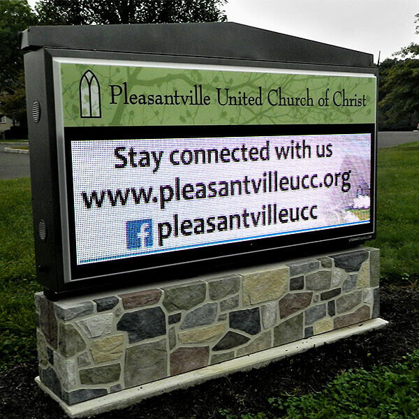 Church Sign for Pleasantville United Church of Christ