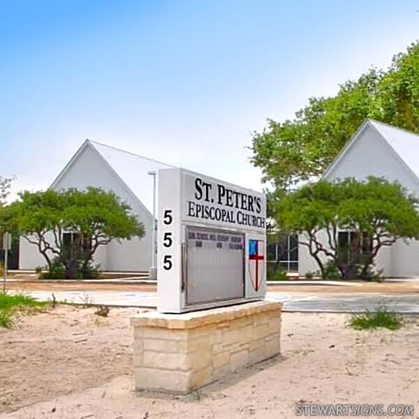 Church Sign for St. Peter's Episcopal Church