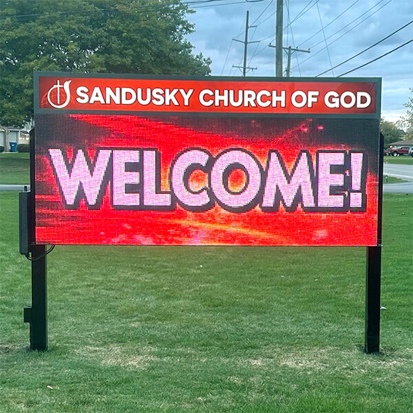 Church Sign for Sandusky Church of God Church Sign for Sandusky Church of God