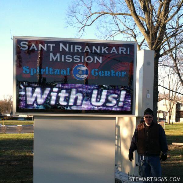 Church Sign for Sant Nirankari Mission