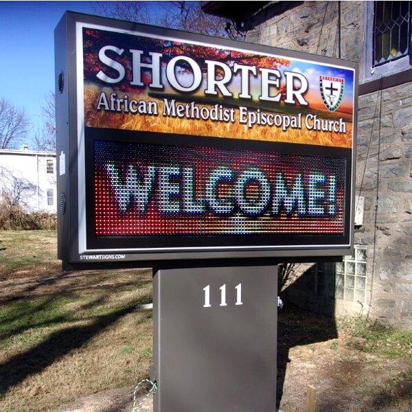 Church Sign for Shorter AME Church