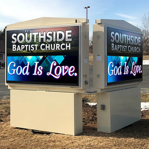 Church Sign for Southside Baptist Church