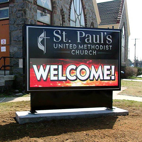 Church Sign for St. Paul's United Methodist Church