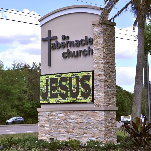 Church Sign for The Tabernacle Church