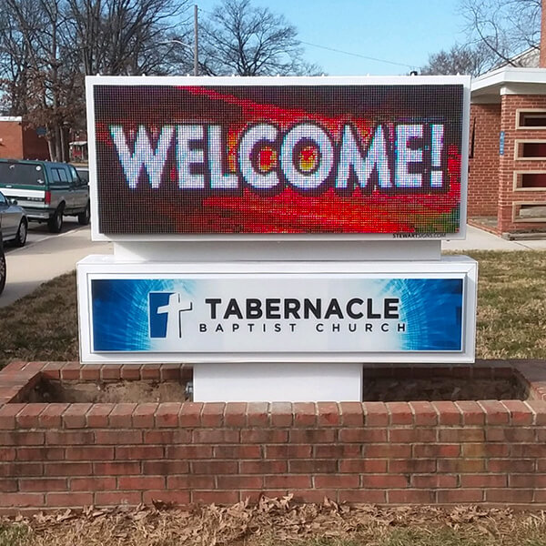 Church Sign for Tabernacle Baptist Church