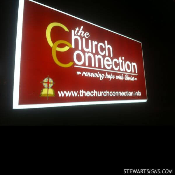 Church Sign for The Church Connection