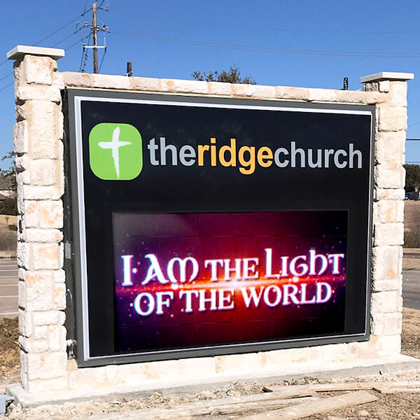 Church Sign for The Ridge Baptist Church