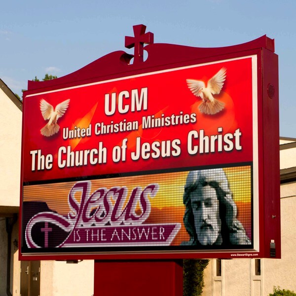 Church Sign for Ucm the Church of Jesus Christ