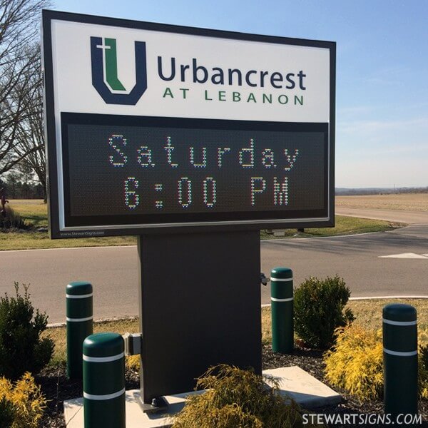 Church Sign for Urbancrest Baptist Church