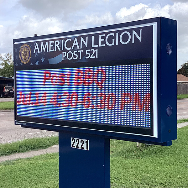 Civic Sign for American Legion Post 521