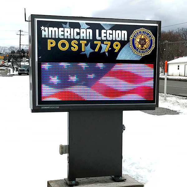 Civic Sign for American Legion Post 779