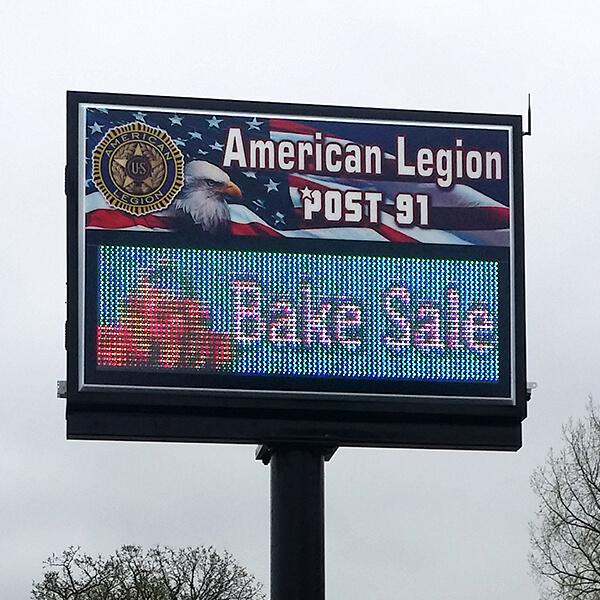 Civic Sign for American Legion Post 91