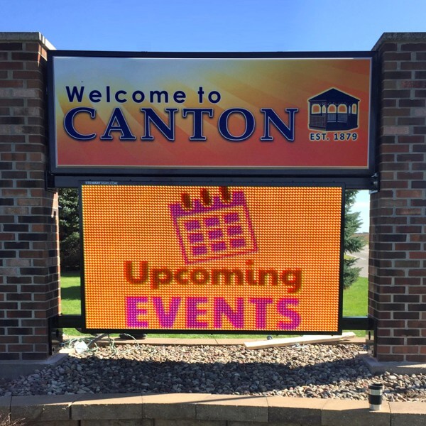 Civic Sign for Canton Community Association