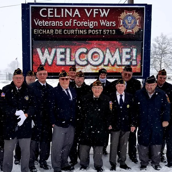 Civic Sign for VFW Post 5713