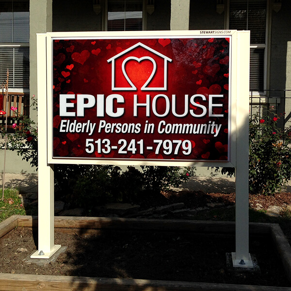 Civic Sign for Epic House