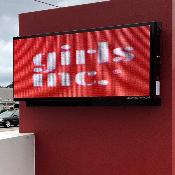 Civic Sign for Girls Incorporated of Sarasota County