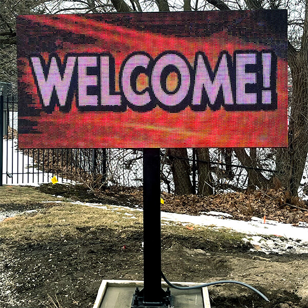 Civic Sign for Park of River Oaks Homeowners Association