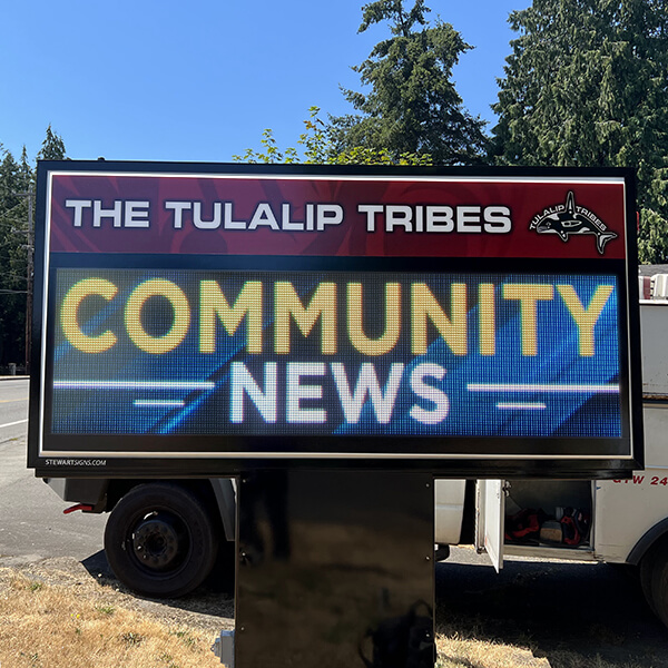 Municipal Sign for The Tulalip Tribes