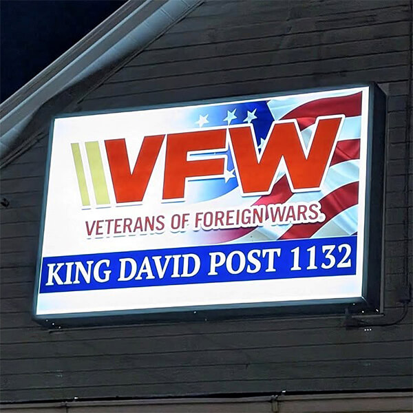 Civic Sign for VFW Post 1132