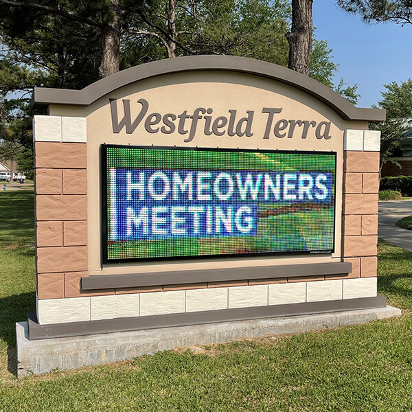 Civic Sign for Westfield Terra