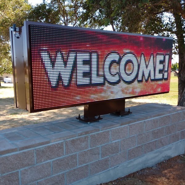 Military Sign for Beale AFB - Youth Center / Base Housing