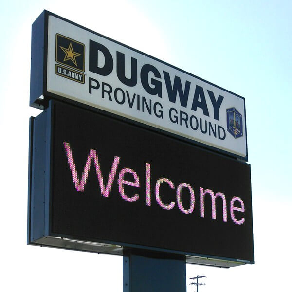 Military Sign for Usag Dugway Proving Ground