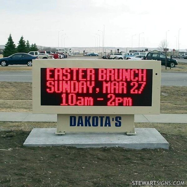 Military Sign for Dakota's Club