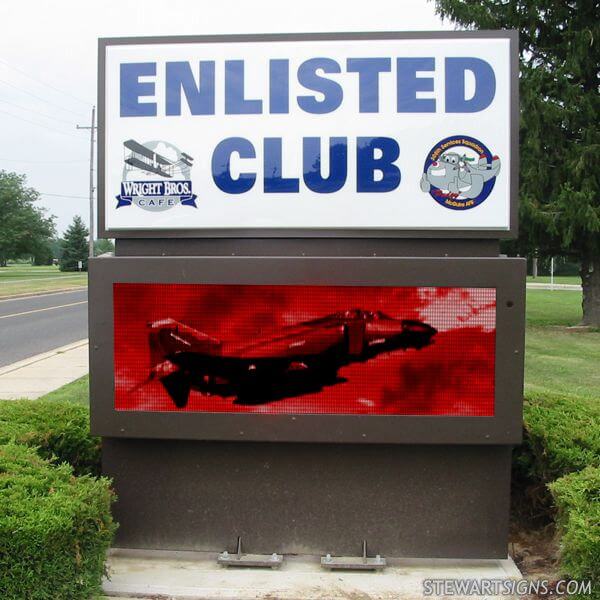 Military Sign for Mcguire Air Force Base