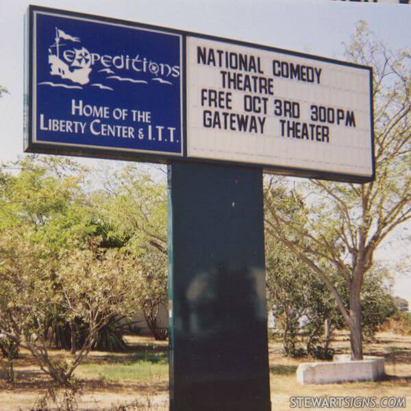 Military Sign for Expeditions / Liberty Program