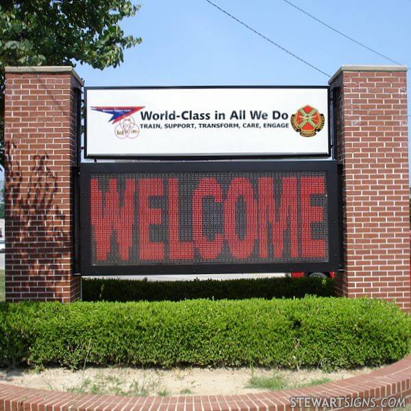 Military Sign for Fort Leonard Wood - Main Gate