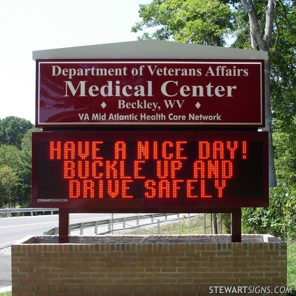 Military Sign for Department of Veterans Affairs