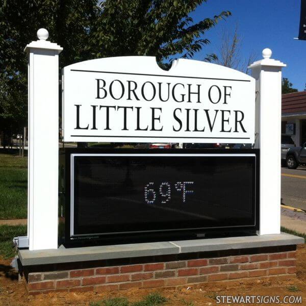 Municipal Sign for Borough of Little Silver