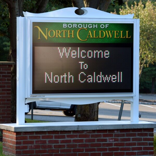 Municipal Sign for Borough of North Caldwell