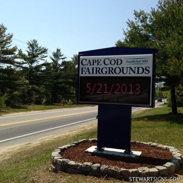 Municipal Sign for Cape Cod Fairgrounds