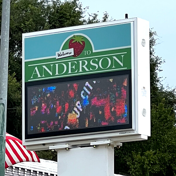 Municipal Sign for City of Anderson