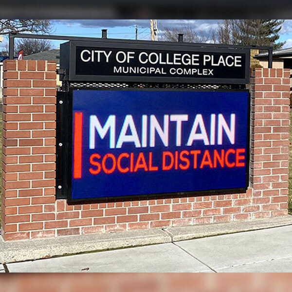 Municipal Sign for City of College Place