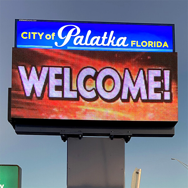 Municipal Sign for City of Palatka