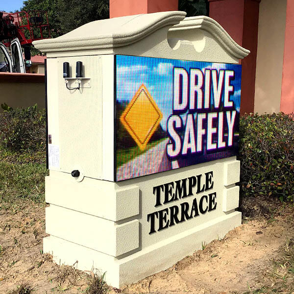 Municipal Sign for City of Temple Terrace