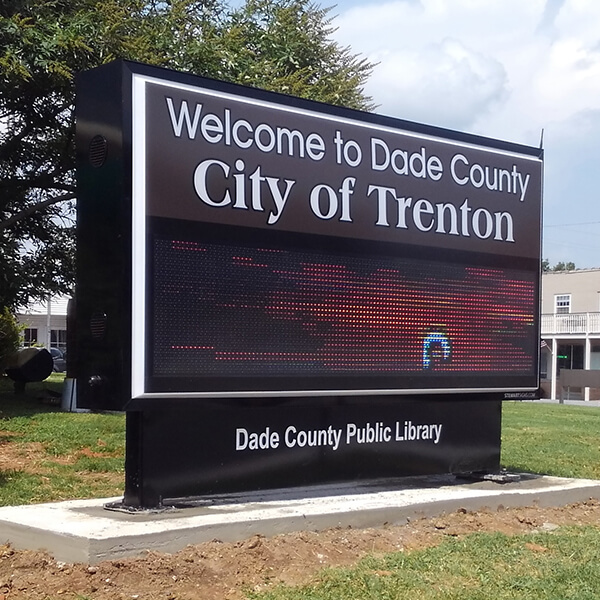 Municipal Sign for Dade County Branch Library