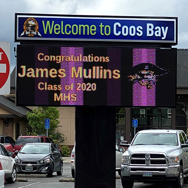 Municipal Sign for City of Coos Bay