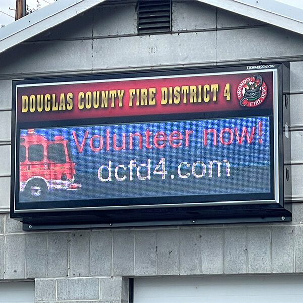 Municipal Sign for Douglas County Fire District No. 4