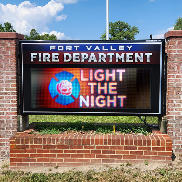 Municipal Sign for Fort Valley Fire Department
