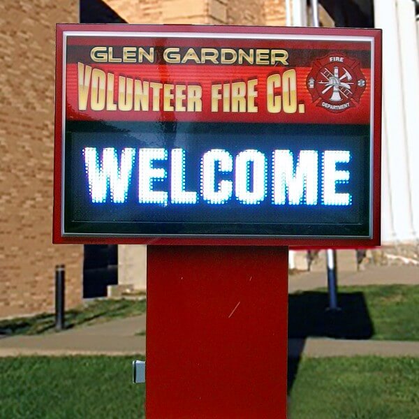 Municipal Sign for Glen Gardner Volunteerfire Company